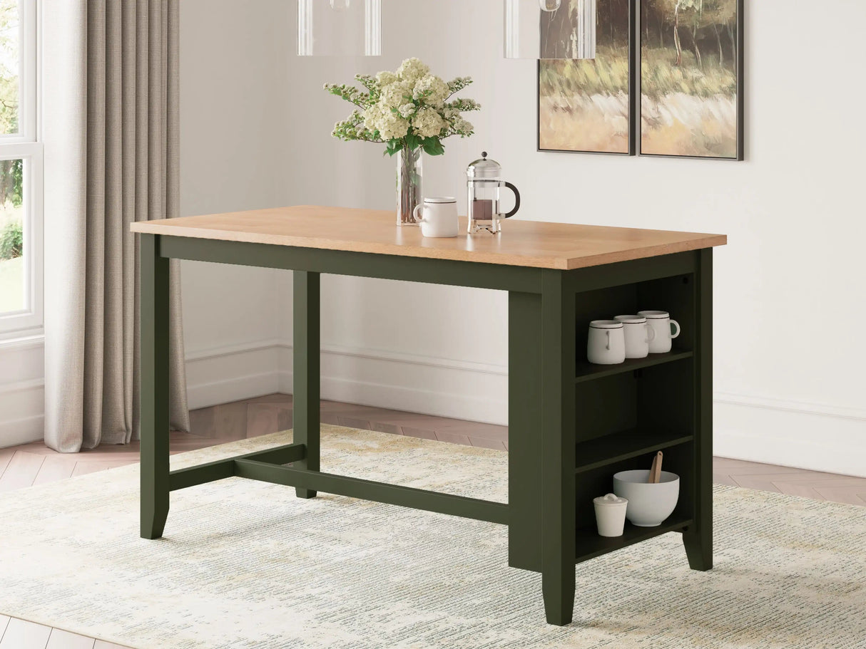 Gesthaven - Rectangular Dining Room Counter Table - Best Buy Furniture
