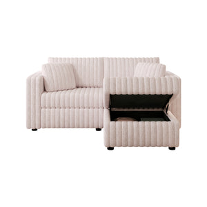 75.6" Soft Modular 2-Person Sofa with Hydraulic Lift