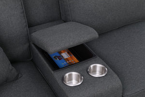Tina - 8 Piece Upholstered Sectional With Ottoman