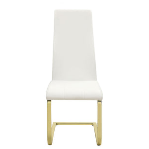 Whittingham - Dining Side Chair (Set of 4) - White / Gold