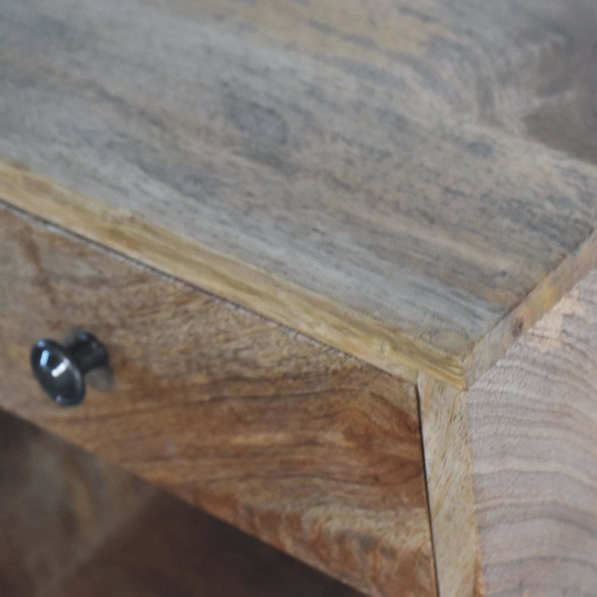 Solid Wood Floating Mini Classic Bedside Table