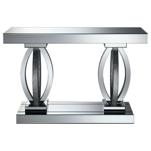 Drea - Entryway Sofa Console Table - Silver