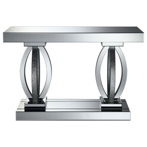 Drea - Entryway Sofa Console Table - Silver