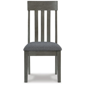 Hallanden - Dining UPH Side Chair (Set of 2) - Black / Gray