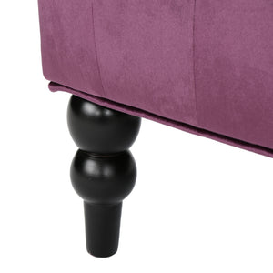 Nurturing - Upholstered Loveseat With Wing Back And Diamond Tufting