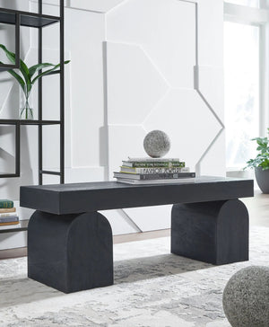 HoLGrove - Accent Bench - Black - Best Buy Furniture