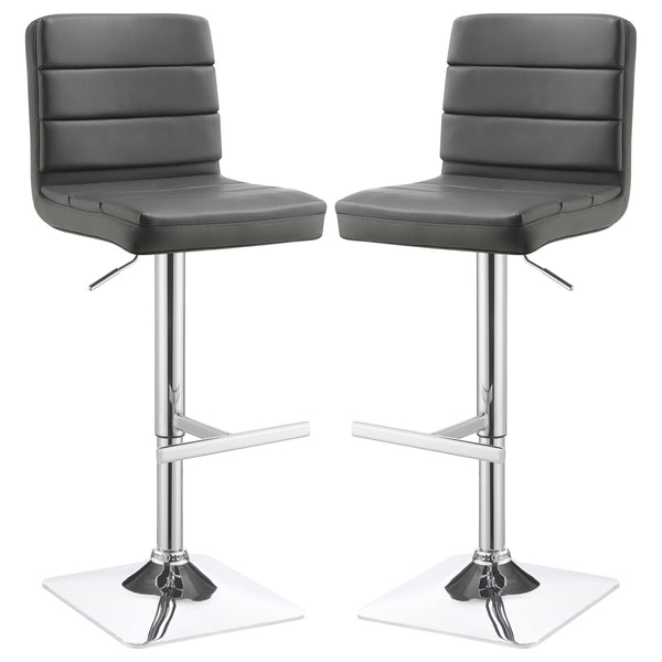Adjustable Bar Stool (Set of 2) - Gray