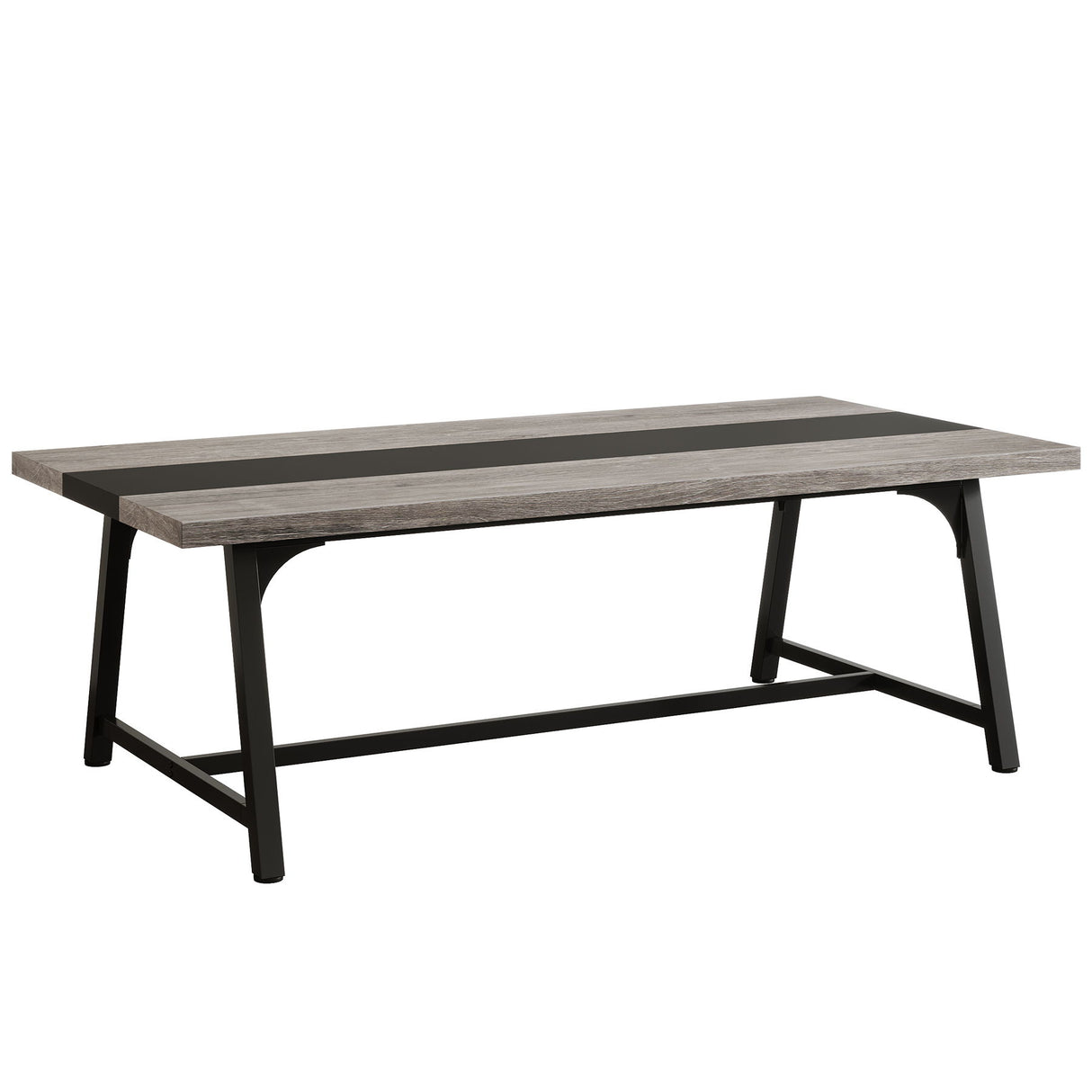 Modern Rectangular Conference Table For 6 - 8 People, Office Executive Desk