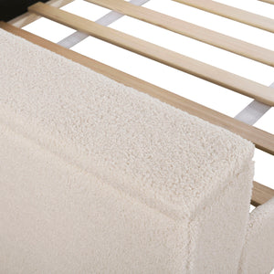 Upholstered Daybed With Storage Armrests, Trundle And Latest Integrated tooth Audio System