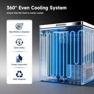 ORIKOOL 5.0 Cu.ft Chest Freezer