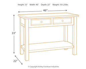 Bolanburg - Sofa Table - Best Buy Furniture