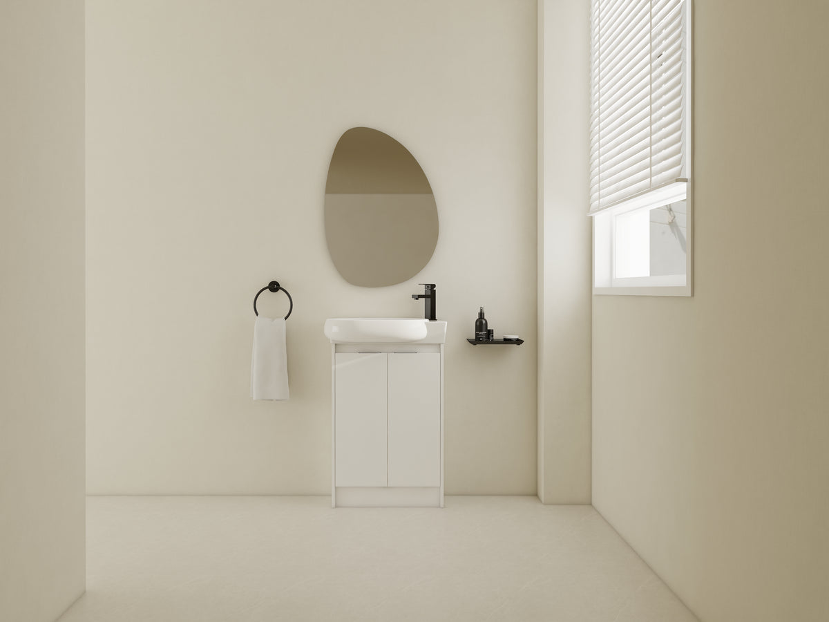 23" Freestanding Bathroom Vanity with Sink, Soft Close Doors