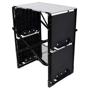 Folding Camping Kitchen Table - Portable Outdoor Cooking Station