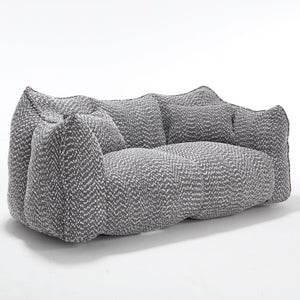 Comfortable Dual Beanbag Chair With High Resilience Foam Core For 2 People
