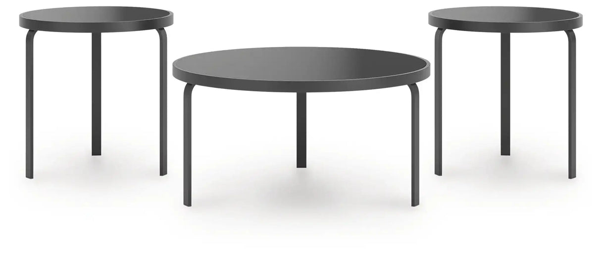 Dorylin - Occasional Table Set (Set of 3) - Black - Best Buy Furniture