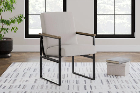 Montia - Home Office Desk Chair - Light Brown - Best Buy Furniture