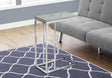 Accent Table, C - Shaped, Tempered Glass, Stylish Design Contemporary & Modern - Best Buy Furniture