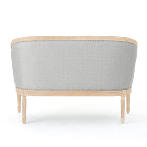 French Country Chesterfield Style Tufted Loveseat