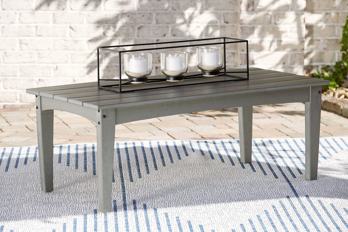 Visola - Rectangular Cocktail Table - Gray - Best Buy Furniture