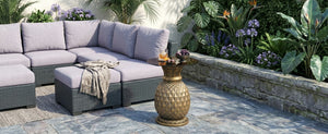 Yellow Pineapple Side Table