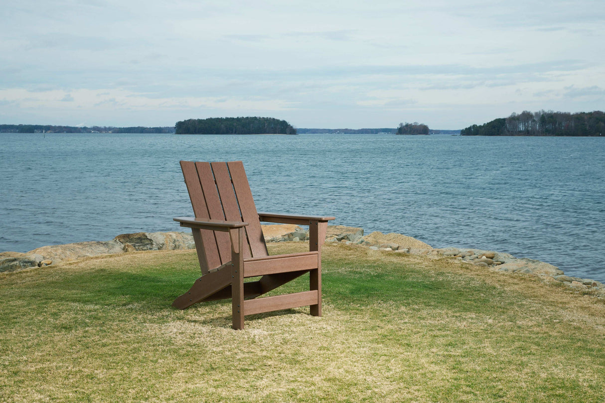 Emmeline - Adirondack Chair - Brown - Best Buy Furniture