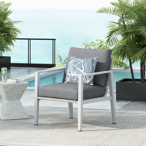 Modern Lounge Chair With Rope Accents And Cushions - Best Buy Furniture