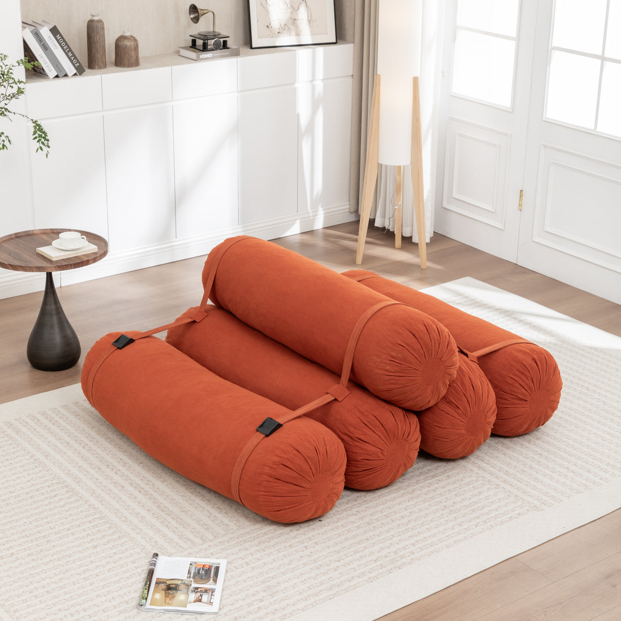 Adjustable Floor Sofa in Premium Corduroy