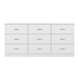 9 Drawer Dresser, Ample Storage For Bedroom