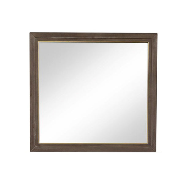 Mirror - Sandblasted Walnut