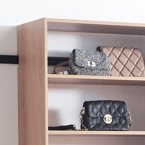 Devi - Wall Mounted Wood Closet System With Modular Design And Ample Storage