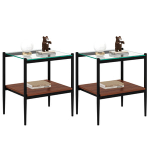 Set of 2 Rectangle End Table