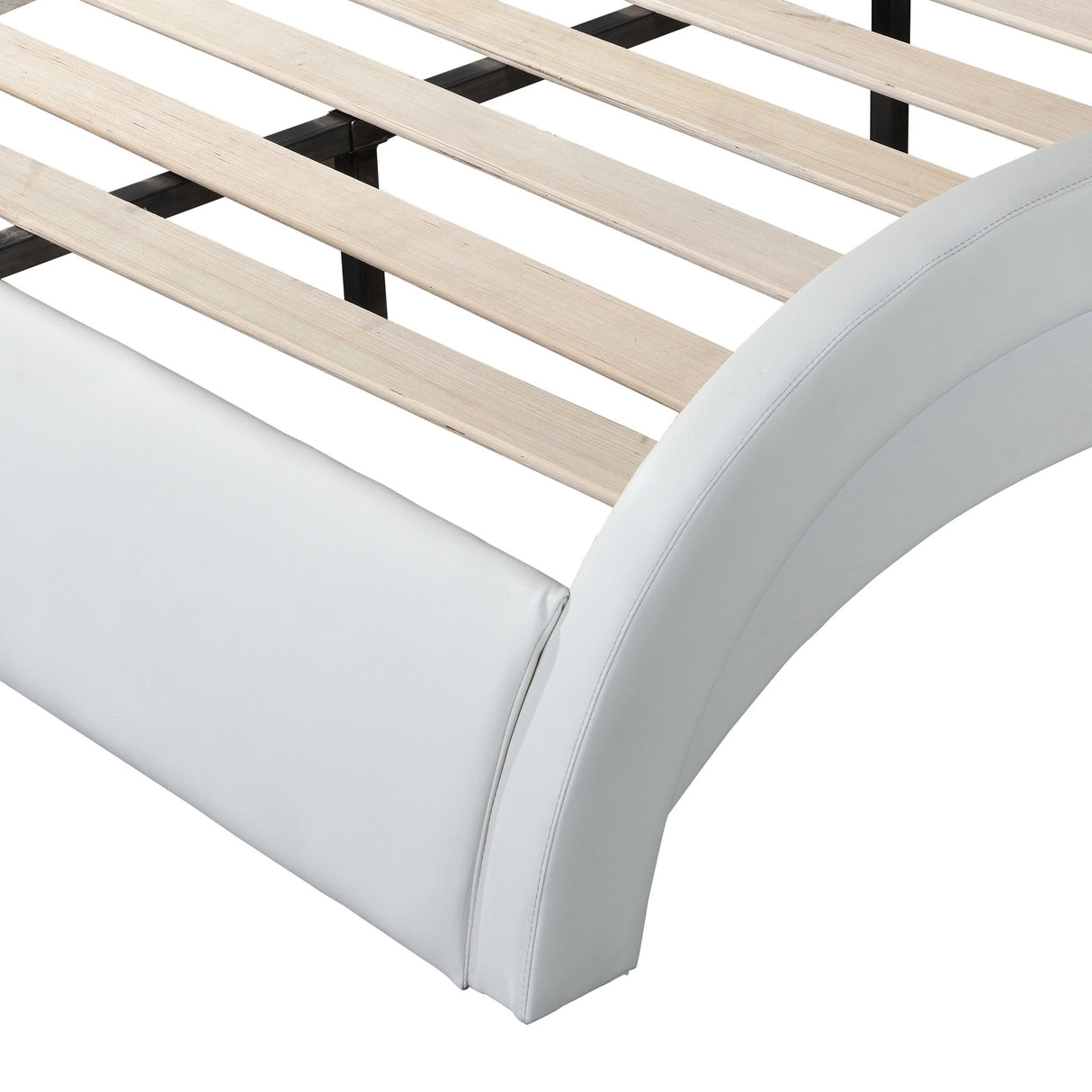 Platform Bed Frame With LED Lighting, tooth Music, Vibration Massage