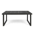 Outdoor Acacia Wood Dining Table, Sandblast Finish - Best Buy Furniture