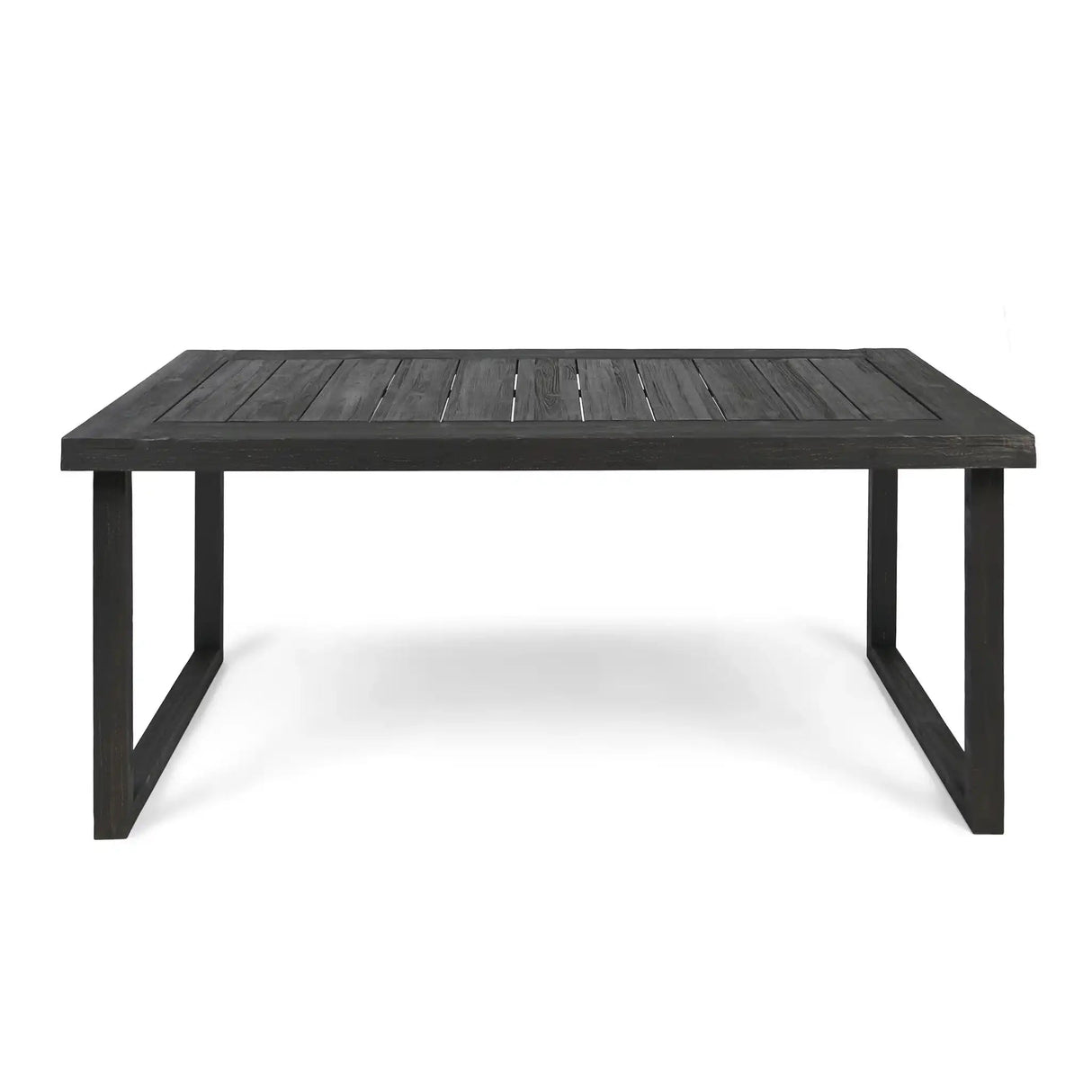 Outdoor Acacia Wood Dining Table, Sandblast Finish - Best Buy Furniture