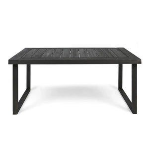Outdoor Acacia Wood Dining Table, Sandblast Finish - Best Buy Furniture