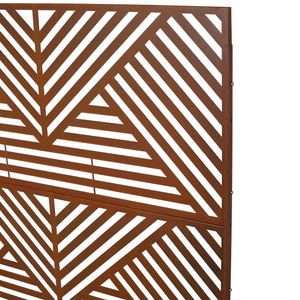 Freestanding Outdoor & Indoor Freestanding Metal Privacy Screen