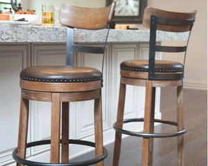 Pinnadel - Swivel Barstool - Best Buy Furniture