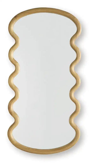 Serendis - Accent Mirror - Brown - Best Buy Furniture
