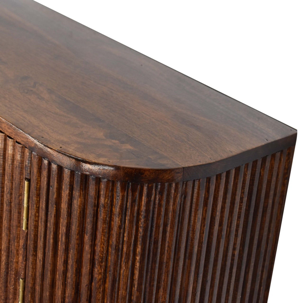 Solid Wood Chunky Chestnut Floating Bedside Table
