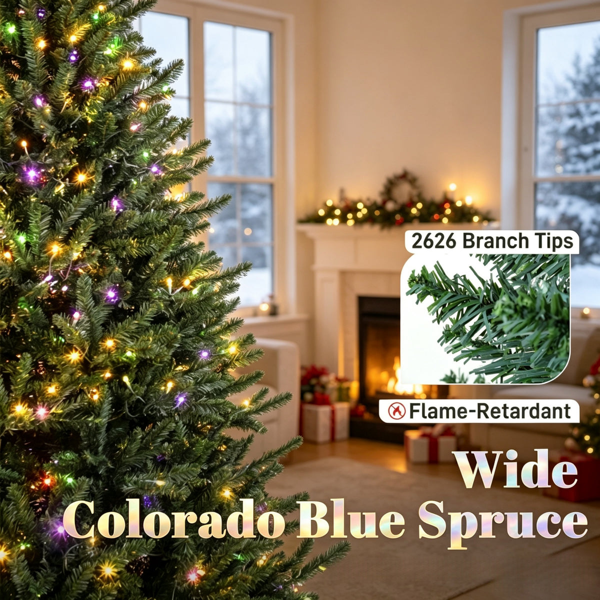 Prelit Colorado Christmas Tree