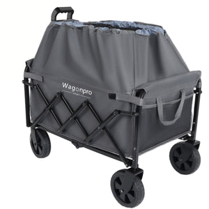 Expandable Dual-Layer Utility Wagon with Extra Space