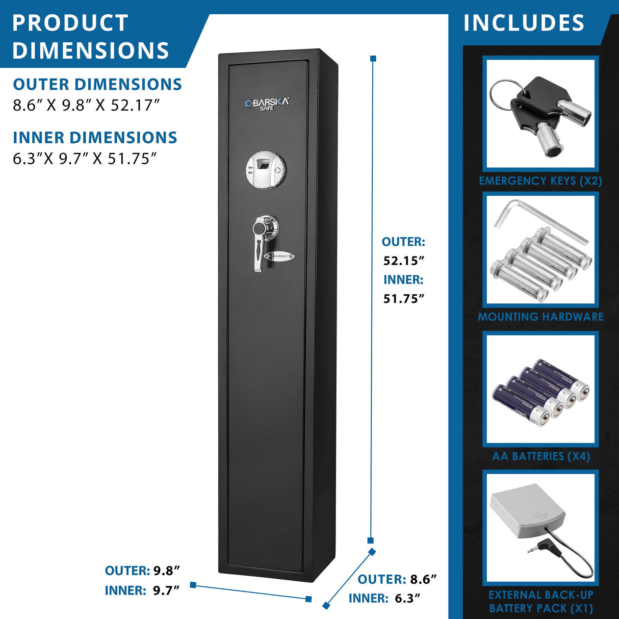 Biometric Rifle Safe