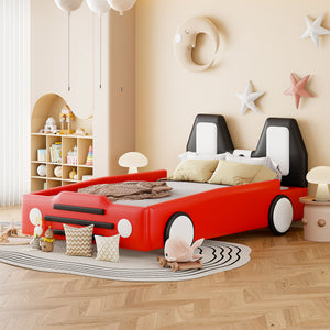 High Quality Race Car Shaped Platform Bed & Wheels