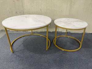 27.6in Nesting Coffee Table Set of 2