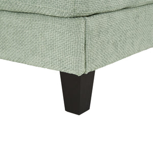 Chaise Bed Lounge Sofa Chair With Adjustable Backrest And LED Light Strip