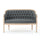French Country Chesterfield Style Tufted Loveseat - Best Buy Furniture