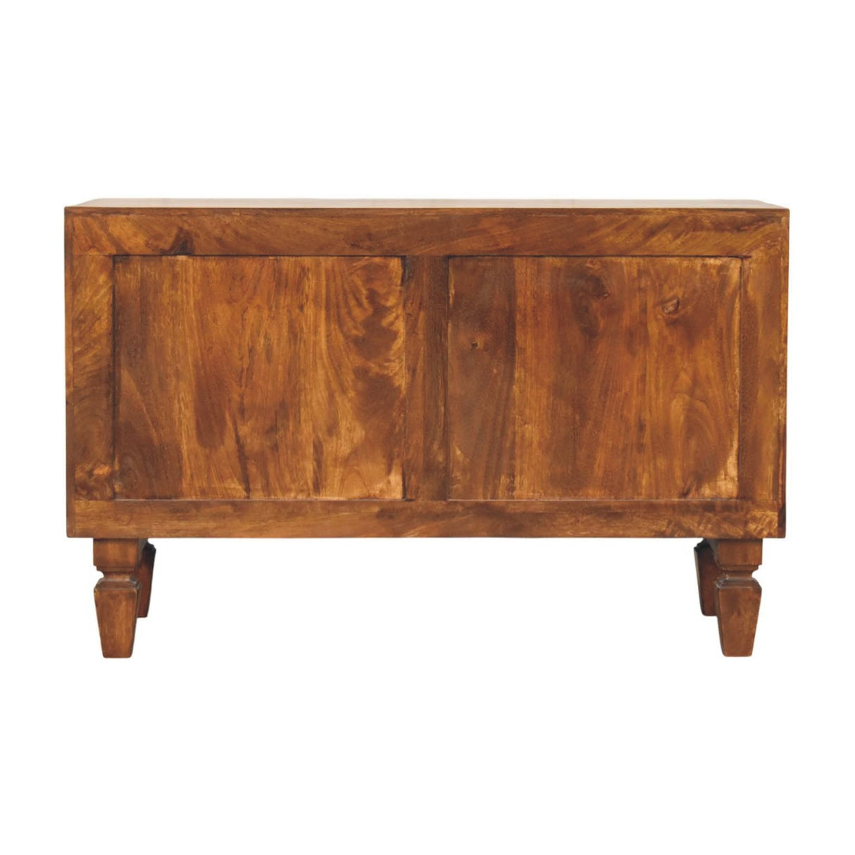 Solid Wood Cadiz Carved Shoe Bench