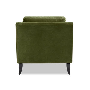 Josephine 60" Upholstered Chaise Lounge in Olive