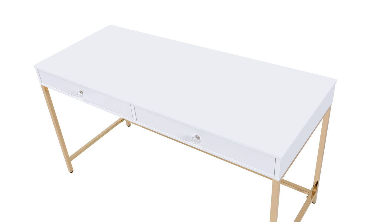 Ottey - High Gloss Writing Desk