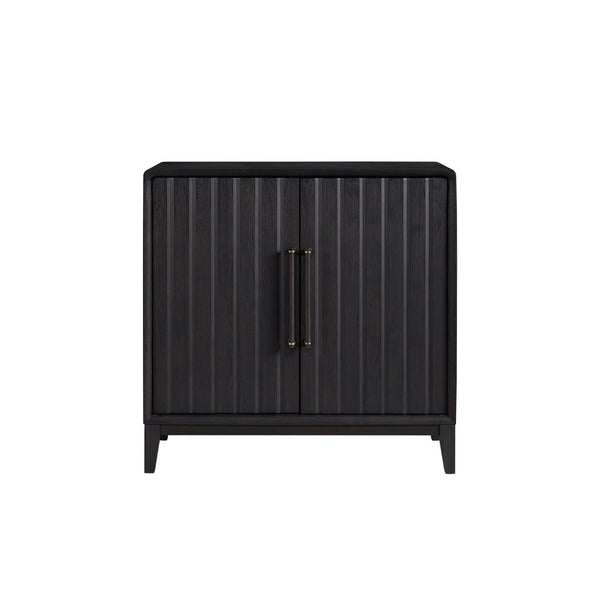 Ample Storage Bar Cabinet - Peppercorn